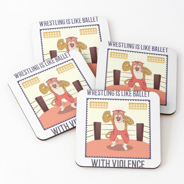 Item preview, WRESTLING IS LIKE BALLET WITH VIOLENCE designed and sold by Ashalcheema.