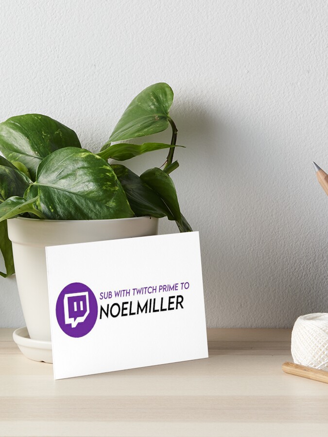 Twitch Prime Noel Miller Art Board Print For Sale By Laurenswiffin Redbubble