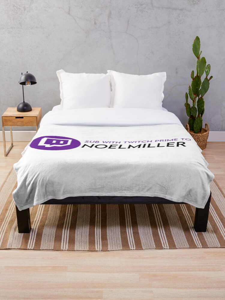 Twitch Prime Noel Miller Throw Blanket By Laurenswiffin Redbubble