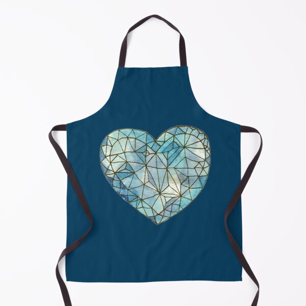 Item preview, Heart of Glass Crystal Gemstone Jewel {Blue/Navy} designed and sold by Cecilia Mok.