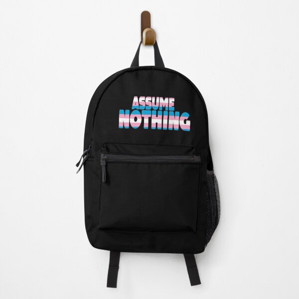 Item preview, Assume Nothing Transgender Pride  designed and sold by MillanMarketing.