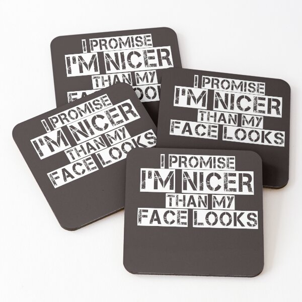 Item preview, I promise i'm nicer than my face looks designed and sold by Andreastore.