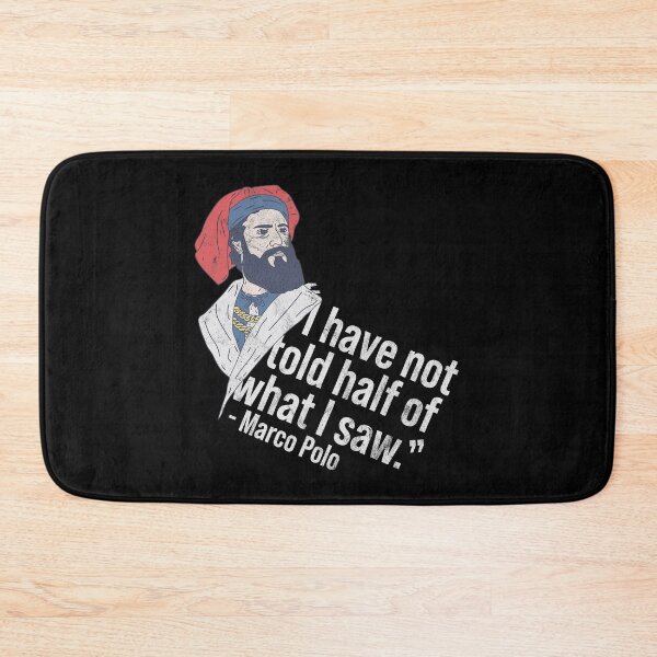 Item preview, Distressed Marco Polo Quote - Mosaic - Famous Trader designed and sold by DeWinnes.