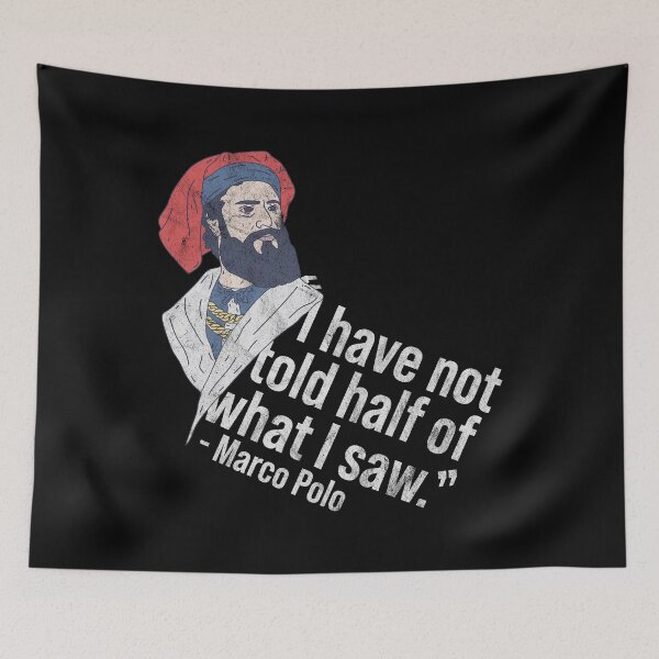Item preview, Distressed Marco Polo Quote - Mosaic - Famous Trader designed and sold by DeWinnes.