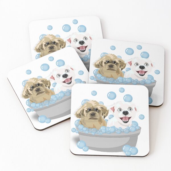 Item preview, Scrub a Dub, Two Pups in a Tub designed and sold by Caitlin Godwin.