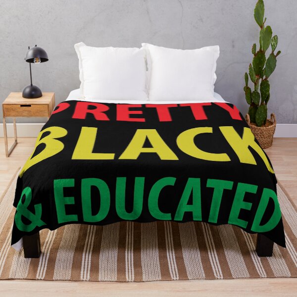 Item preview, Pretty Black And Educated, Black Queen, Black Woman, African American, Black Lives Matter, Black History designed and sold by UrbanApparel.