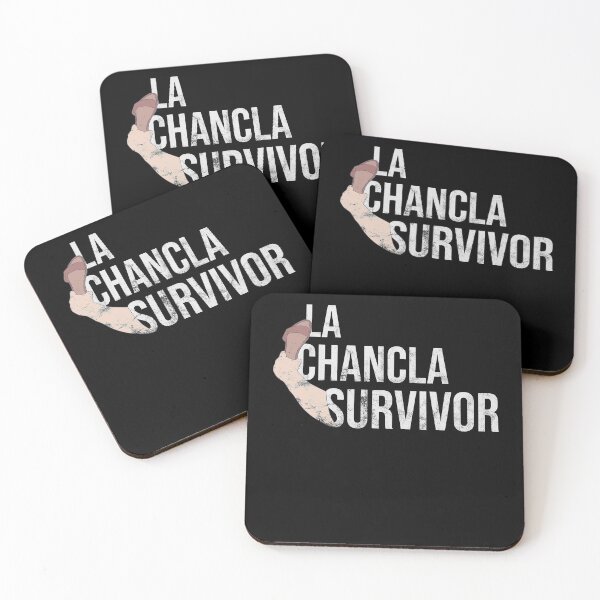 Item preview, Distressed La Chancla - Survivor Text - Chancletas designed and sold by DeWinnes.