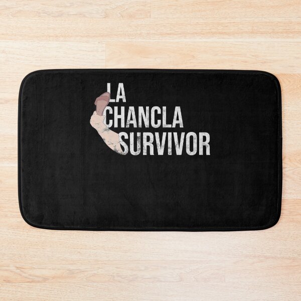 Item preview, Distressed La Chancla - Survivor Text - Chancletas designed and sold by DeWinnes.