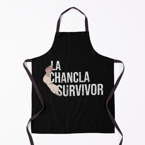 Item preview, Distressed La Chancla - Survivor Text - Chancletas designed and sold by DeWinnes.