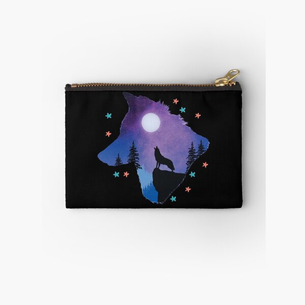 Item preview, T-shirt wolf Moon Shirt Wolf Moon tree sky Stars Shirt designed and sold by BoxHM.