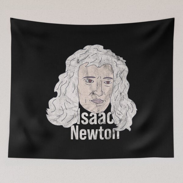 Item preview, Distressed Isaac Newton Text - Famous Scientist - Calculus designed and sold by DeWinnes.