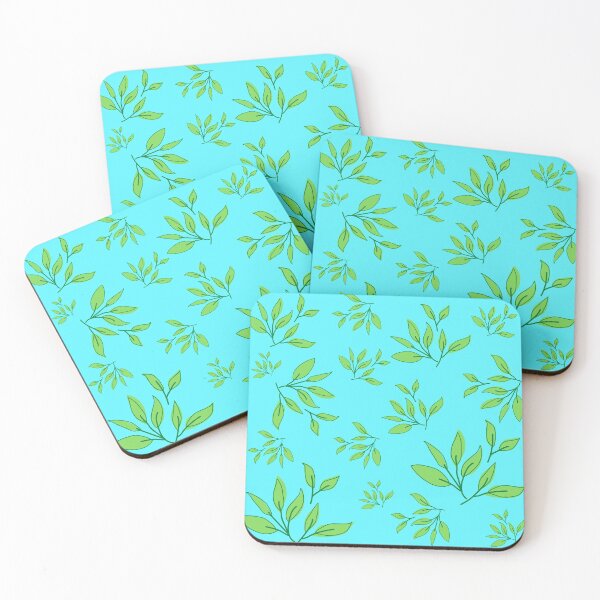 Item preview, Green leafs decorative pattern designed and sold by HR-the-Chemist.