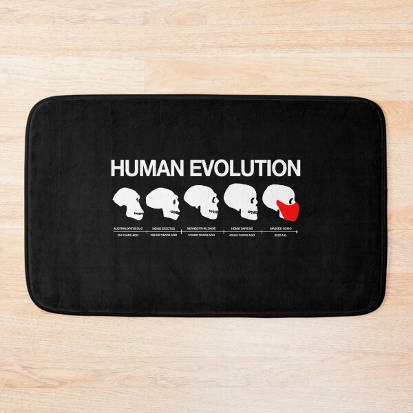 Item preview, Funny evolution of man from Australopithecus to Masked Homo 2020 designed and sold by cinemadnesshirt.