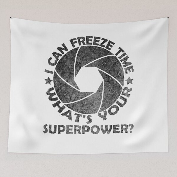 Item preview, I can freeze time aperture photographer designed and sold by DerNerd.