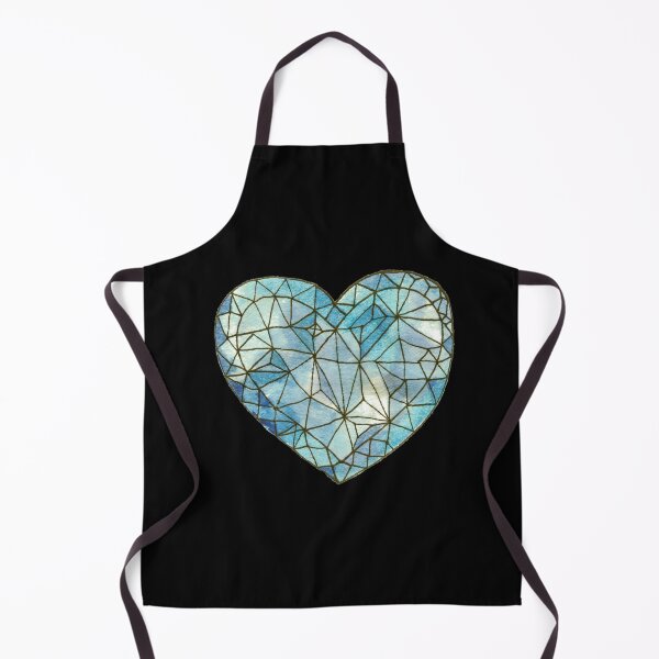 Item preview, Heart of Glass Crystal Gemstone Jewel {Blue/Black} designed and sold by Cecilia Mok.
