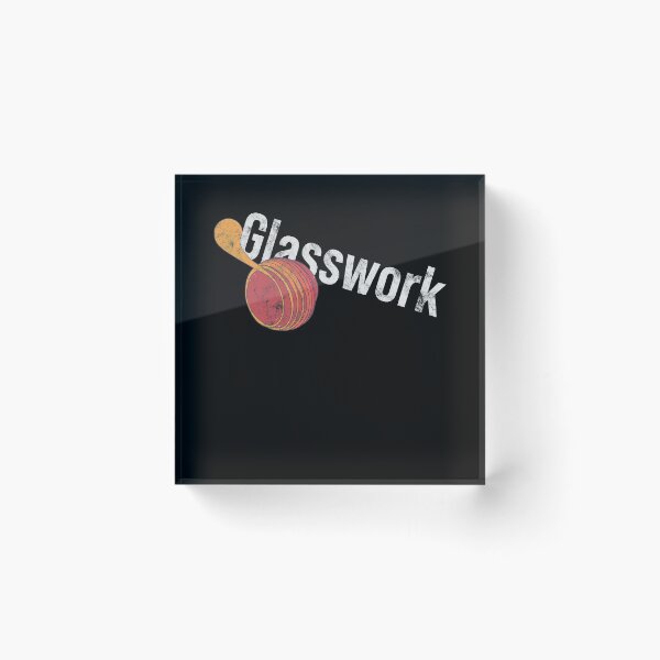 Item preview, Distressed Glassblower - Molten Glasswork Text - Craftsmen designed and sold by DeWinnes.