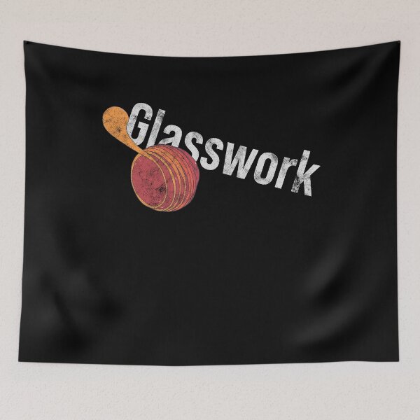 Item preview, Distressed Glassblower - Molten Glasswork Text - Craftsmen designed and sold by DeWinnes.