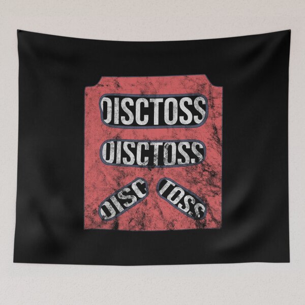 Item preview, Distressed Disc Toss - Lawn - Outdoor Backyard - Multi Text designed and sold by DeWinnes.