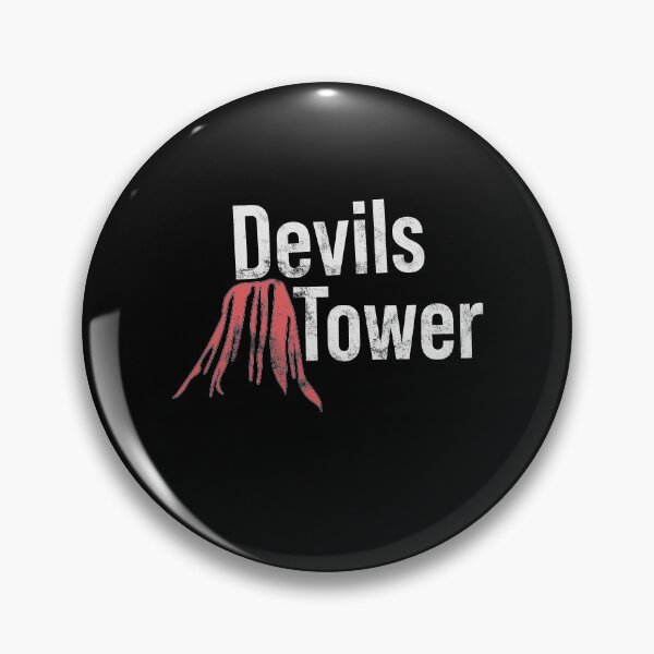 Item preview, Distressed Devils Tower - Bloody Logo - Geological - Alt Text designed and sold by DeWinnes.