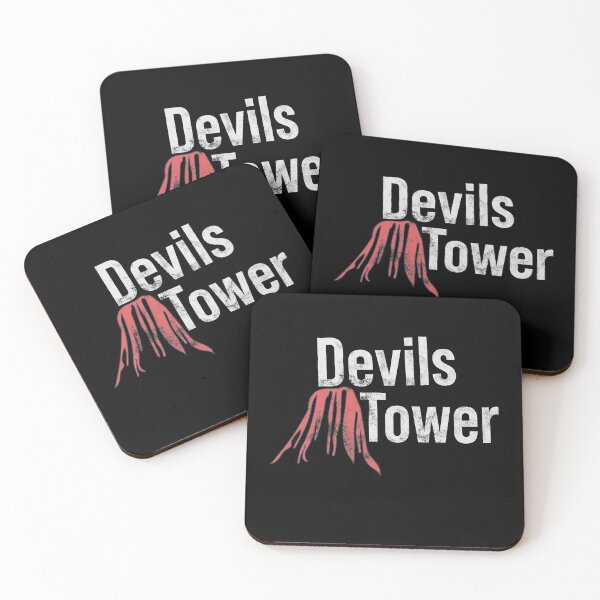 Item preview, Distressed Devils Tower - Bloody Logo - Geological - Alt Text designed and sold by DeWinnes.