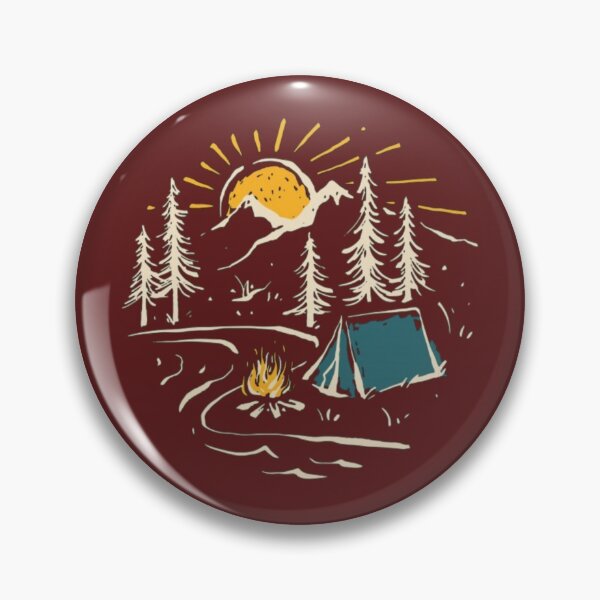 Item preview, Camping by stream designed and sold by Rakos-Merch.