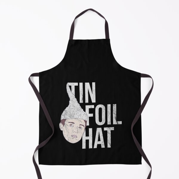 Item preview, Distressed Conspiracy Theorist - Tin-Foil Hat Kid Text - Hoax designed and sold by DeWinnes.