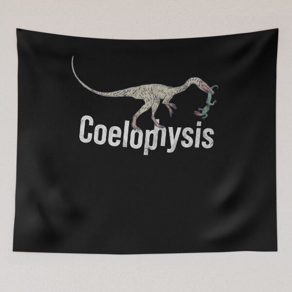 Item preview, Distressed Coelophysis - Dino Species - Reptile - Foot Text designed and sold by DeWinnes.