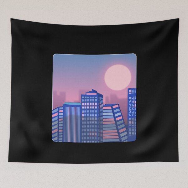 Item preview, Retrowave Tokyo City Vintage Synthwave 90s 80s designed and sold by DerNerd.