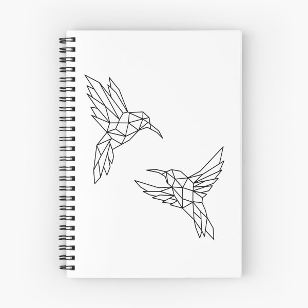Item preview, Geometric Hummingbirds designed and sold by The-Fancy-Space.