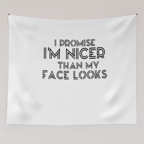 Item preview, I promise i'm nicer than my face looks designed and sold by Andreastore.