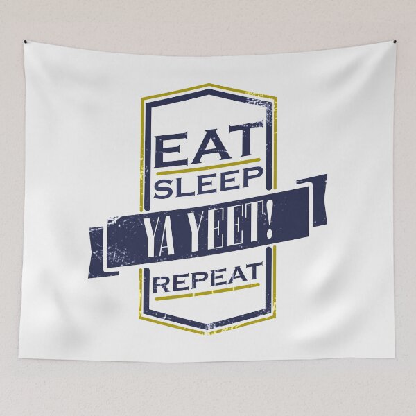 Item preview, Eat Sleep Yeet Repeat! - vintage style  designed and sold by AJ-DesignCo.