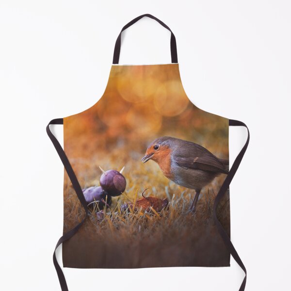 Item preview, Robin and Chestnut Cow in the Autumn Garden designed and sold by Kipcio.