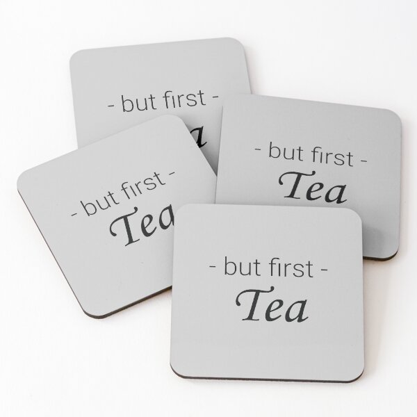 Item preview, Grey But First Tea Design for Tea Fans designed and sold by ToATeaGifts.