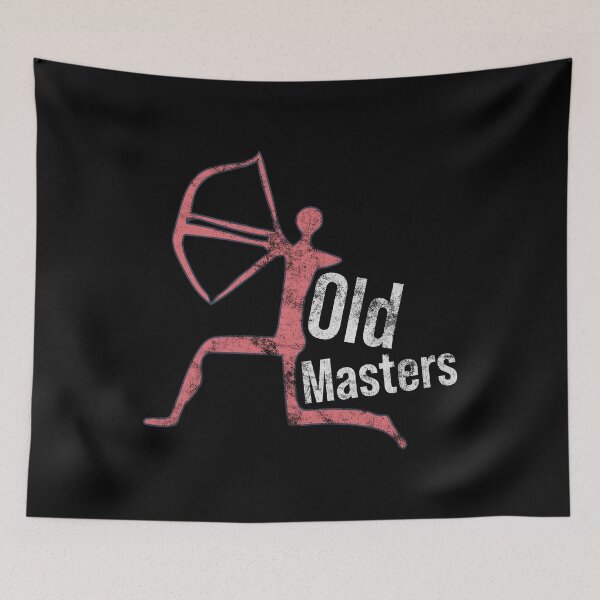 Item preview, Distressed Cave Paintings - Old Master Hunter - Caveman designed and sold by DeWinnes.