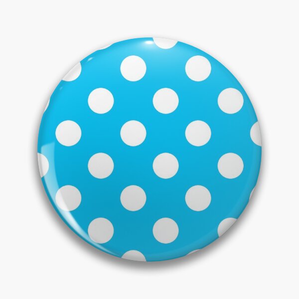 Item preview, White Polka Dots on Blue Background designed and sold by Bumblefuzzies.