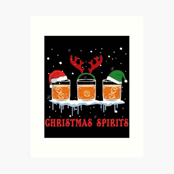 Item preview, Christmas Spirits Bourbon, Whiskey, Scotch designed and sold by Idiosyncrats.