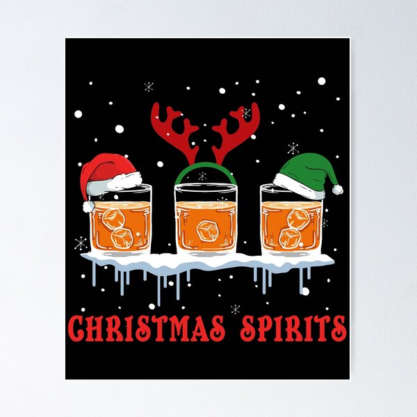 Item preview, Christmas Spirits Bourbon, Whiskey, Scotch designed and sold by Idiosyncrats.