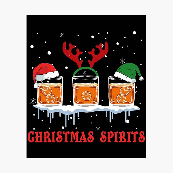 Item preview, Christmas Spirits Bourbon, Whiskey, Scotch designed and sold by Idiosyncrats.