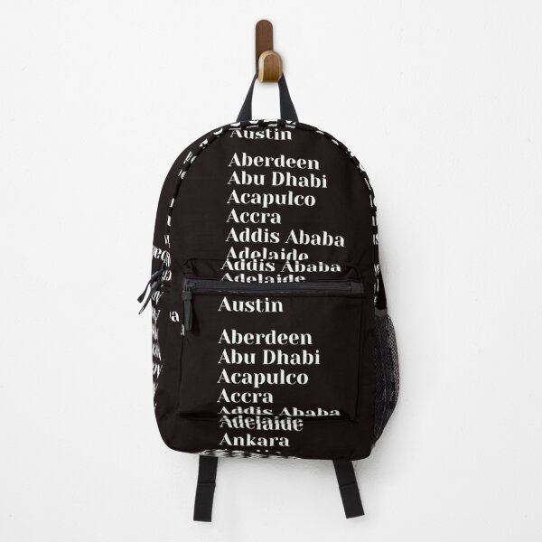 Item preview, Cities starting with A designed and sold by Art With Impact – Statement Art & Apparel for Deep Thinkers.
