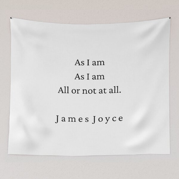 Item preview, James Joyce Poem As I am designed and sold by brownbread-.
