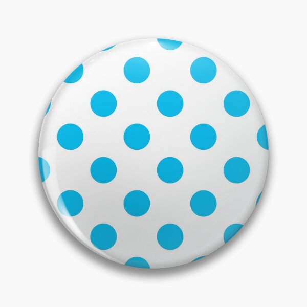 Item preview, Blue Polka Dots on White Background designed and sold by Bumblefuzzies.
