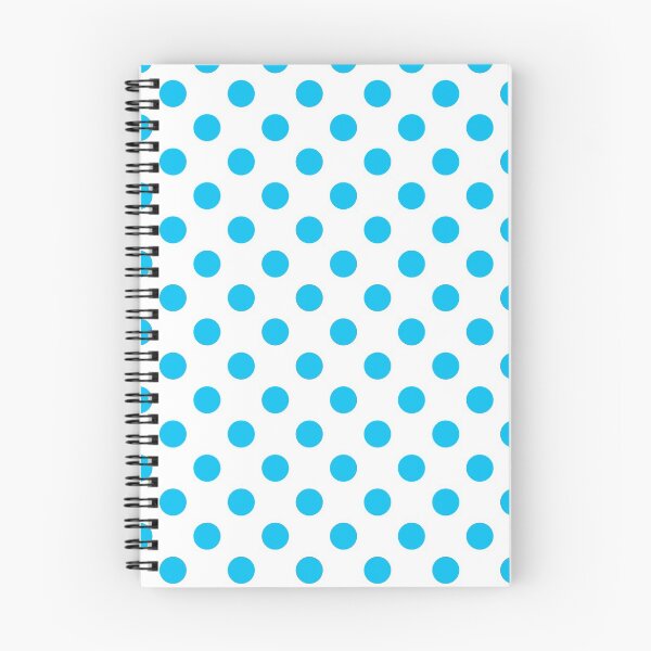 Item preview, Blue Polka Dots on White Background designed and sold by Bumblefuzzies.