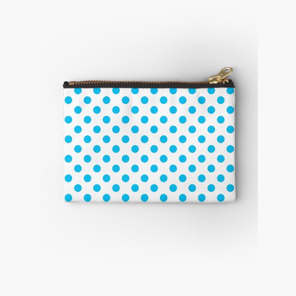 Item preview, Blue Polka Dots on White Background designed and sold by Bumblefuzzies.