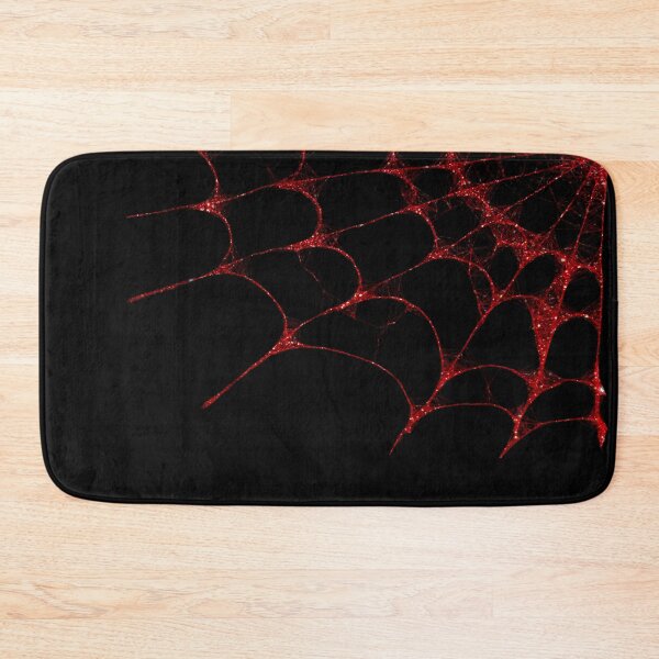 Item preview, Red glitter spider web burlesque gothic glam glitter designed and sold by Xarah.