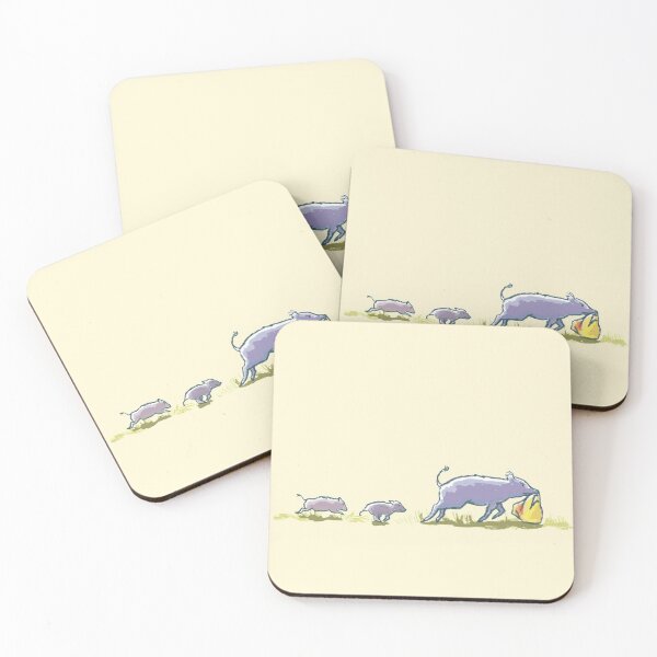 Item preview, Wild boars  - on the run with a laptop designed and sold by Dear-Koko.
