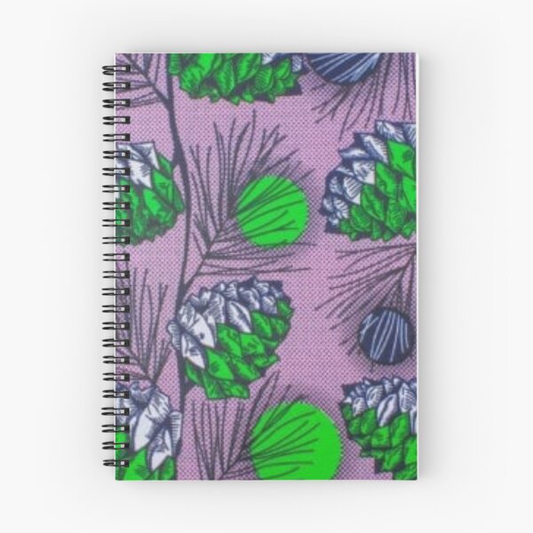 Item preview, Green Pinecorns Leaves African Wax Print designed and sold by africanvisuals.