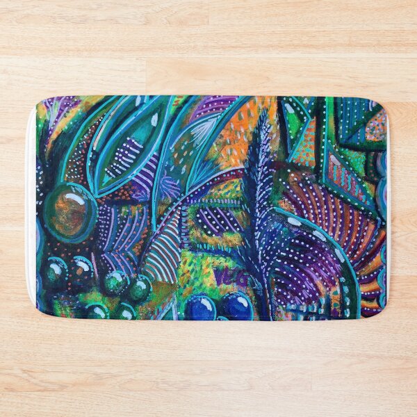 Item preview, Blueberries.  Mixed media abstract artwork designed and sold by sueshorman.