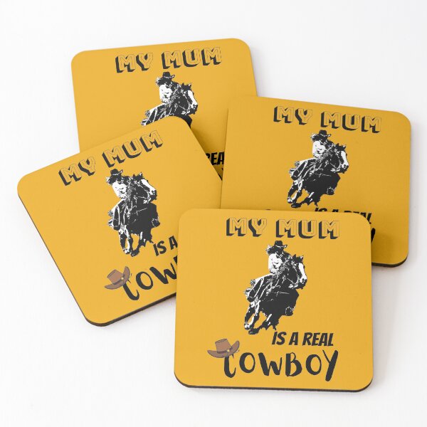 Item preview, My mum is a real cowboy designed and sold by Funtastic-GOODS.