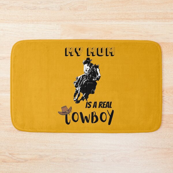 Item preview, My mum is a real cowboy designed and sold by Funtastic-GOODS.