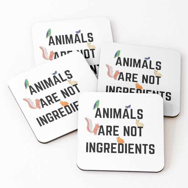 Item preview, Animals are not Ingredients designed and sold by Medmac's Designs.